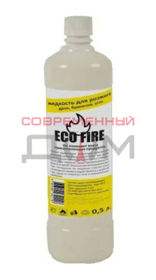Жидкость для розжига ECO-FIRE 0,5л углеводородная